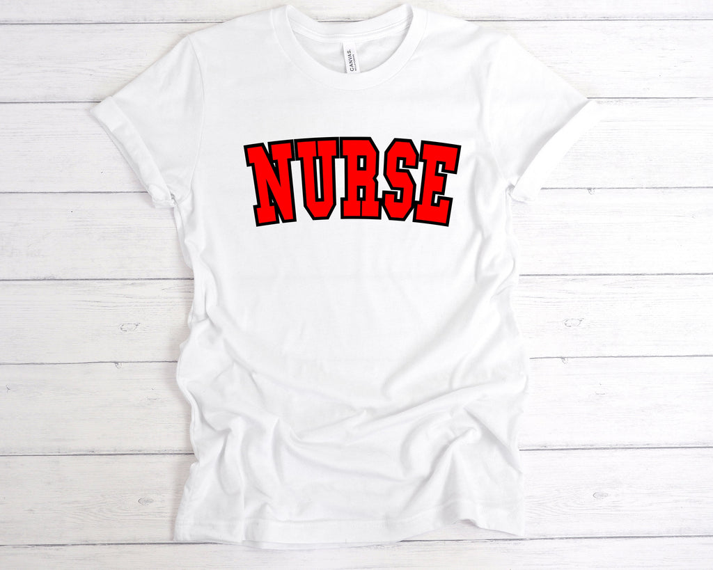 Get trendy with Nurse T-Shirt - T-Shirt available at DizzyKitten. Grab yours for £12.49 today!