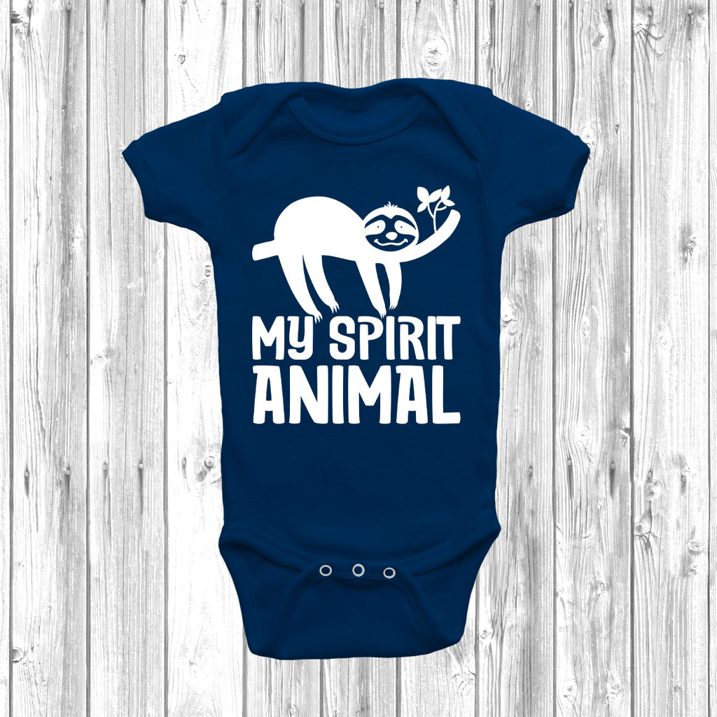 Get trendy with My Spirit Animal Baby Grow - Baby Grow available at DizzyKitten. Grab yours for £8.99 today!