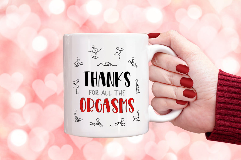 Get trendy with Stick Figure Thanks For All The Orgasms Mug - Mug available at DizzyKitten. Grab yours for £9.49 today!