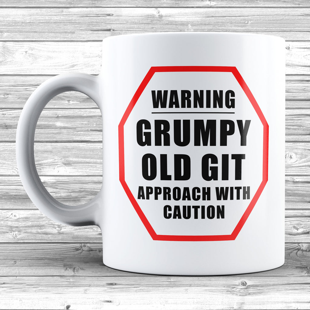 Get trendy with Warning Grumpy Old Git Mug - Mug available at DizzyKitten. Grab yours for £9.95 today!