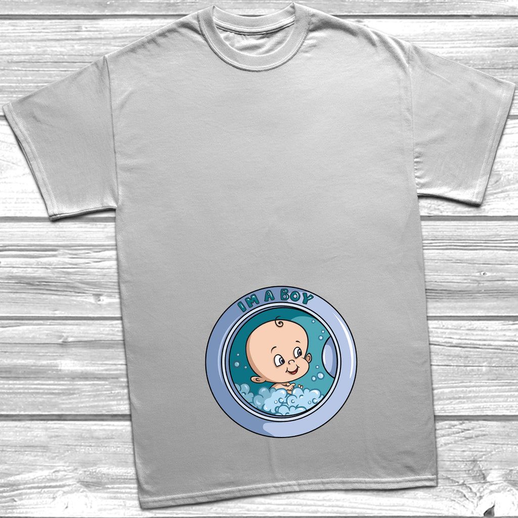 Get trendy with Washing Machine I'm A Boy T-Shirt - T-Shirt available at DizzyKitten. Grab yours for £10.49 today!