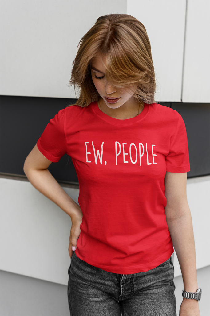 Get trendy with Ew, People T-Shirt -  available at DizzyKitten. Grab yours for £9.49 today!